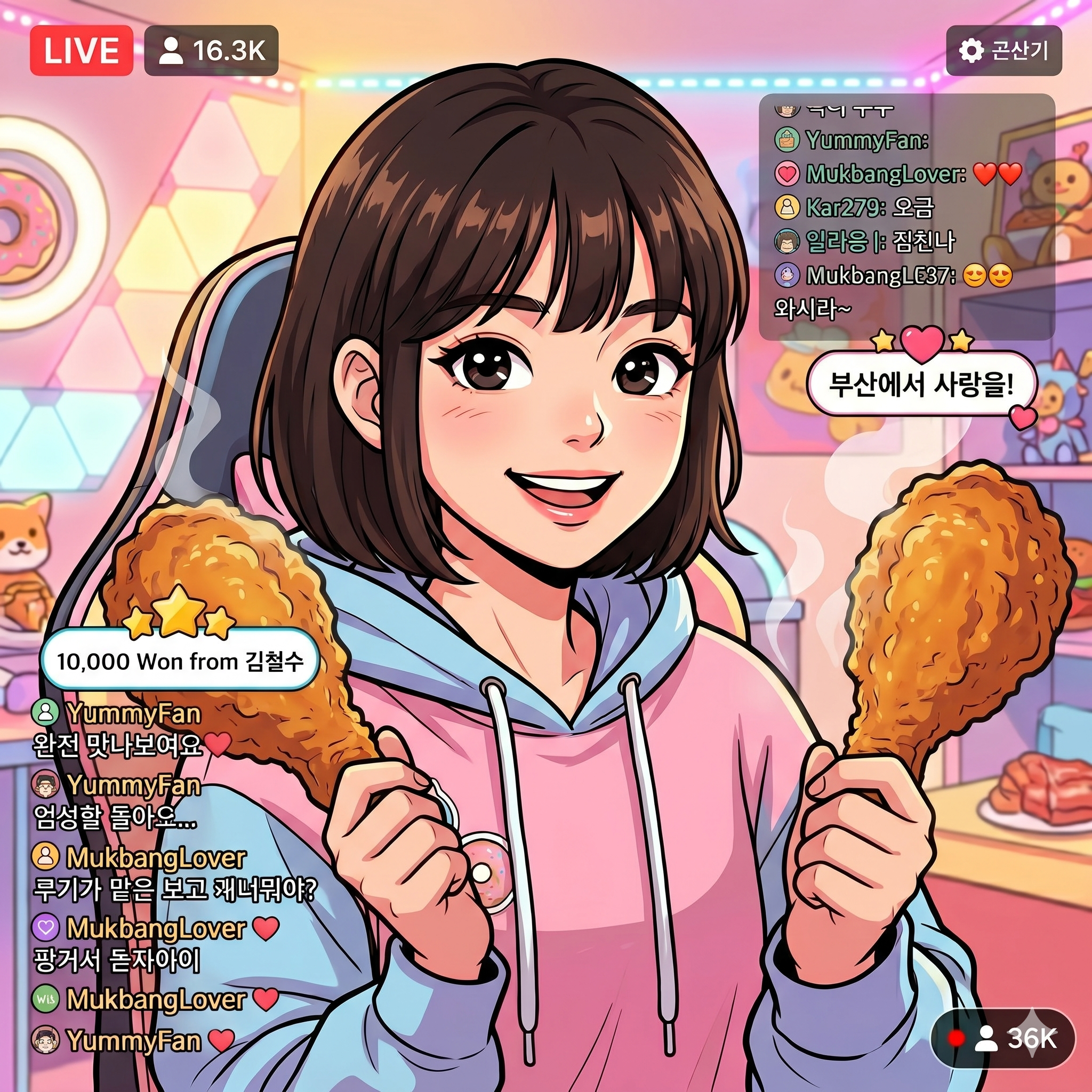 먹방 BJ