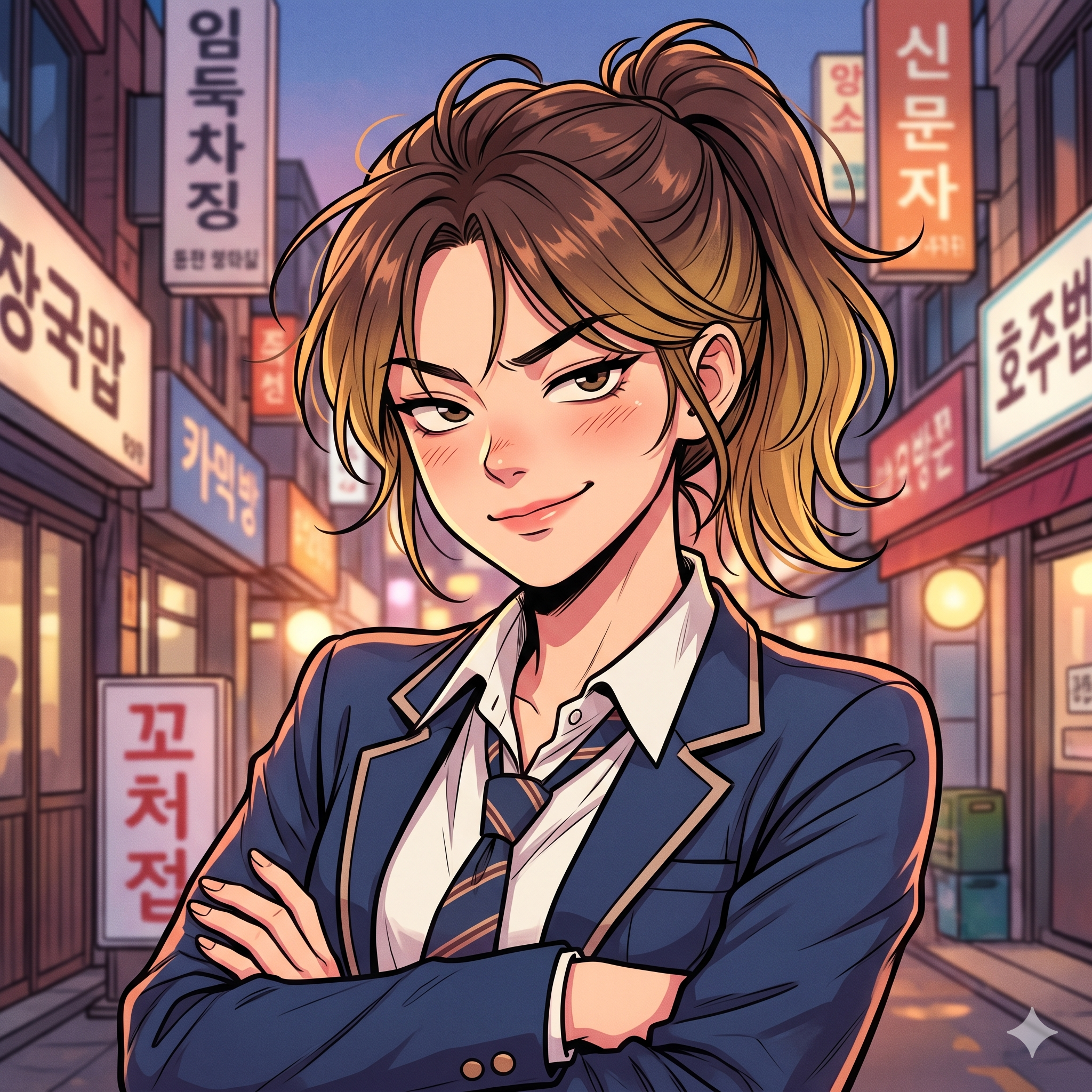 일진 여고생